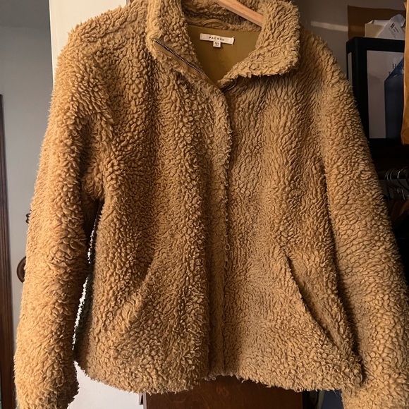 PacSun Jackets & Blazers - PacSun Women's Teddy Jacket in Camel Brown